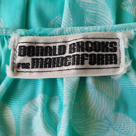 Vtg 70s Donald Brooks Maidenform Empire Waist Lounge Antron Nylon Slip Dress S - Picture 10 of 10